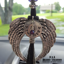 Load image into Gallery viewer, Angel Wing Horsehair Pendant