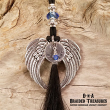 Load image into Gallery viewer, Angel Wing Horsehair Pendant