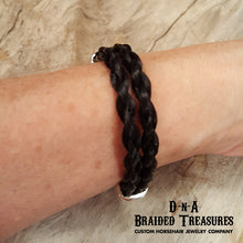 Load image into Gallery viewer, Half Cuff Horsehair Bracelet
