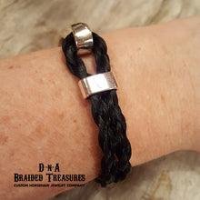 Load image into Gallery viewer, Half Cuff Horsehair Bracelet