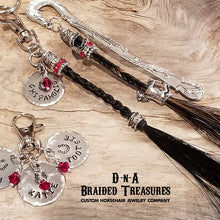 Load image into Gallery viewer, Stick Horsehair Keychain