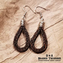 Load image into Gallery viewer, Teardrop Horsehair Earrings