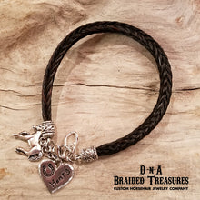 Load image into Gallery viewer, Square Braid Horsehair Bracelet