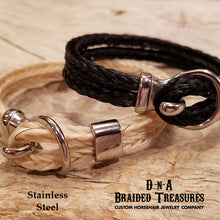 Load image into Gallery viewer, Open Hook Horsehair Bracelet