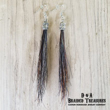 Load image into Gallery viewer, Long Tassel Horsehair Earrings