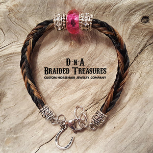 Bling Horsehair Bracelet