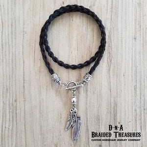 Feather Horsehair Necklace