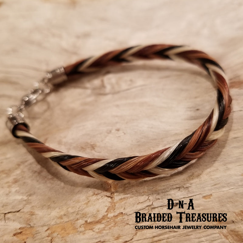 Leather & Black Horse Hair Bracelet Metal & Gemstone Accents - Red – Indian  Traders (L7 Enterprises)