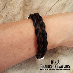 Half Cuff Horsehair Bracelet