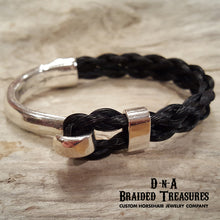 Load image into Gallery viewer, Half Cuff Horsehair Bracelet
