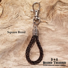 Load image into Gallery viewer, Teardrop Horsehair Keychain
