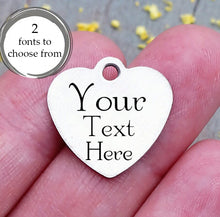 Load image into Gallery viewer, Stainless Steel Name Charms
