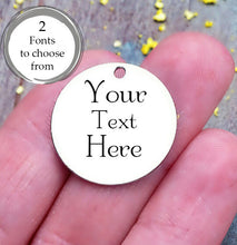 Load image into Gallery viewer, Stainless Steel Name Charms
