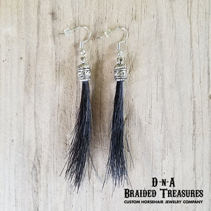 Long Tassel Horsehair Earrings