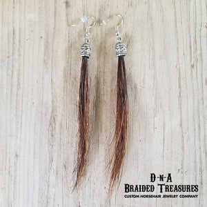 Long Tassel Horsehair Earrings